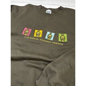 Vintage 77th Academy Awards Nominee Sweatshirt Oscars 2005 XL Embroidered Rare